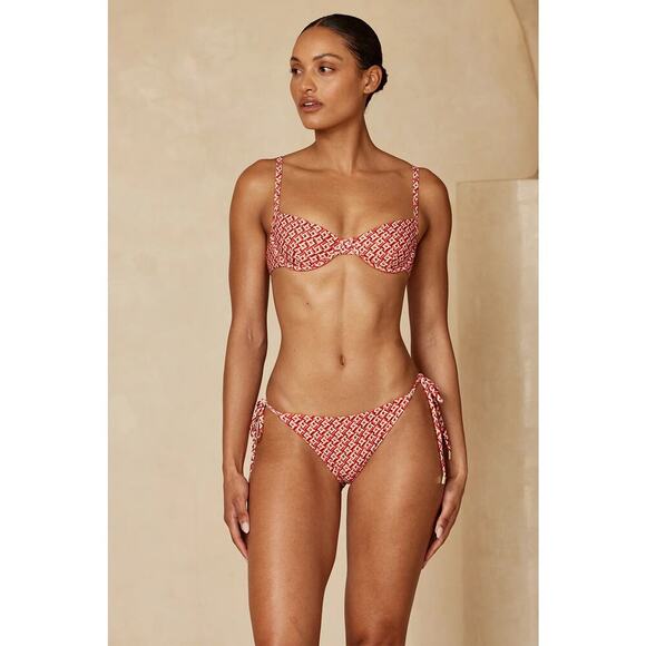Monday Swimwear Le Marais Bottom Lattice Geo Size VVV / 16-18 NWT - Picture 4 of 7